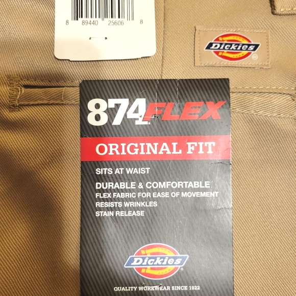 *NWT* Dickies Khakis Original Fit 874FLEX - Picture 2 of 2